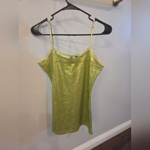 NWT Buckle Lime Sequin Camisole